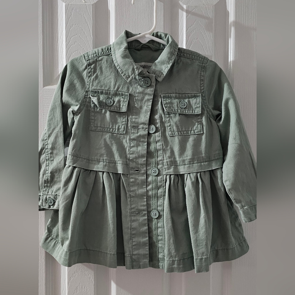 Gymboree Olive Green Khaki Jacket. Sz 2T NWT.